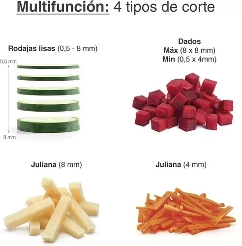 Miniatura 3 de Rebanador mandolina frutas y verduras